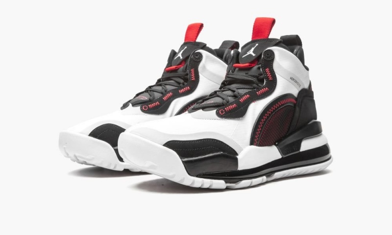 Nike Air Jordan AEROSPACE 720 'White / Black / Gym Red' Schoenen Heren Wit Rood Zwart Grijs Nederland | 417329-TCN