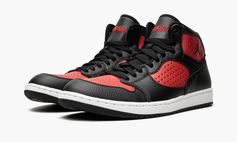 Nike Air Jordan Access Schoenen Heren Zwart Rood Wit Nederland | 481073-AEB