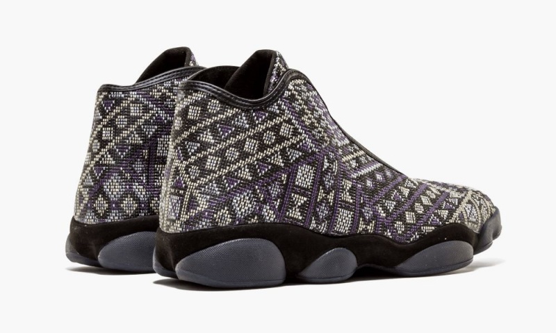 Nike Air Jordan Horizon Premium Schoenen Heren Zwart Paars Grijs Nederland | 782390-KJV
