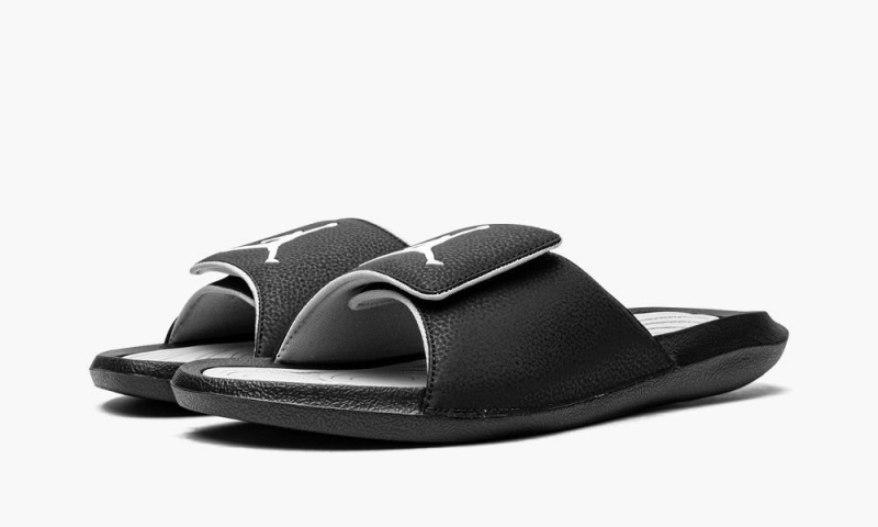 Nike Air Jordan Hydro 6 Schoenen Heren Zwart Wit Grijs Nederland | 108593-AZJ