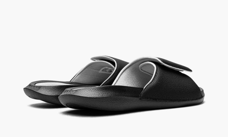 Nike Air Jordan Hydro 6 Schoenen Heren Zwart Wit Grijs Nederland | 108593-AZJ