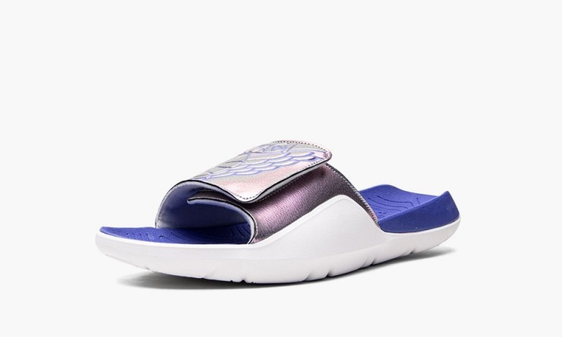Nike Air Jordan Hydro 7 Schoenen Heren Grijs Koningsblauw Wit Nederland | 245396-EHY