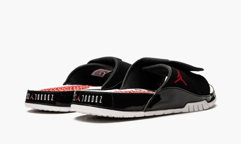 Nike Air Jordan Hydro XI Retro 'Bred' Schoenen Heren Zwart Rood Nederland | 516974-MHY