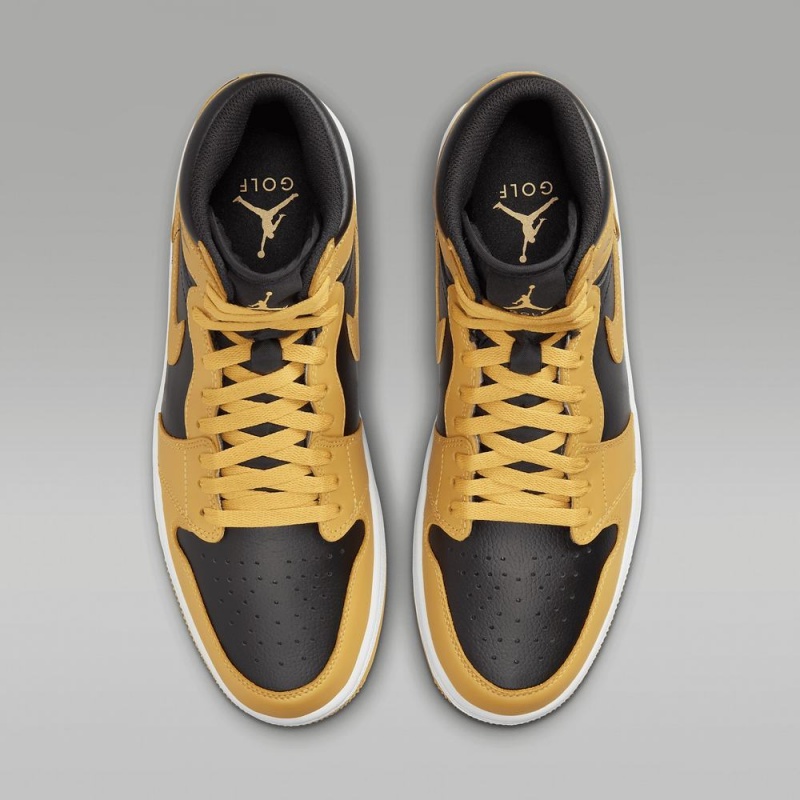 Nike Air Jordan I High G Schoenen Dames Geel Donkerblauw Nederland | 145239-MRL