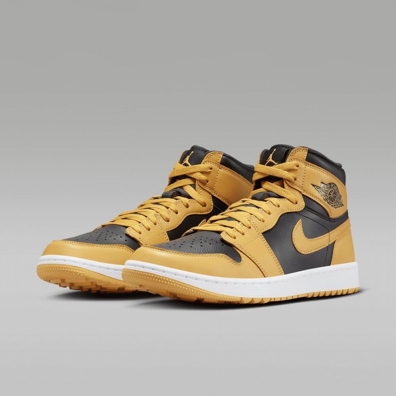 Nike Air Jordan I High G Schoenen Dames Geel Donkerblauw Nederland | 145239-MRL