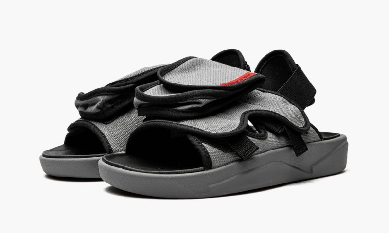 Nike Air Jordan LS Badslippers Schoenen Heren Grijs Zwart Nederland | 849203-VZF