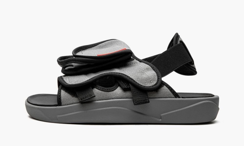 Nike Air Jordan LS Badslippers Schoenen Heren Grijs Zwart Nederland | 849203-VZF
