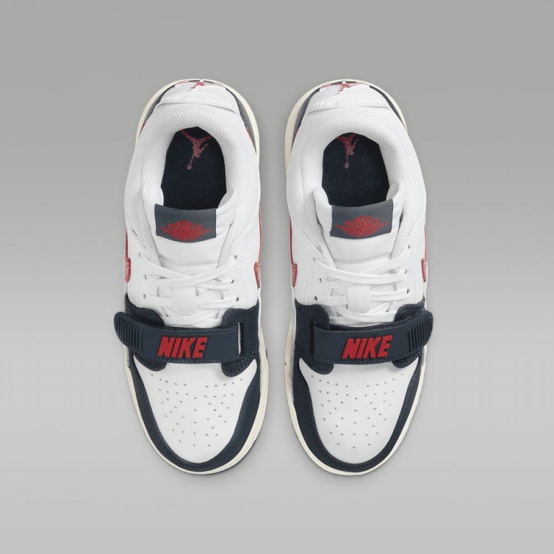 Nike Air Jordan Legacy 312 Low Schoenen Kinderen Wit Blauw Nederland | 297834-NJY