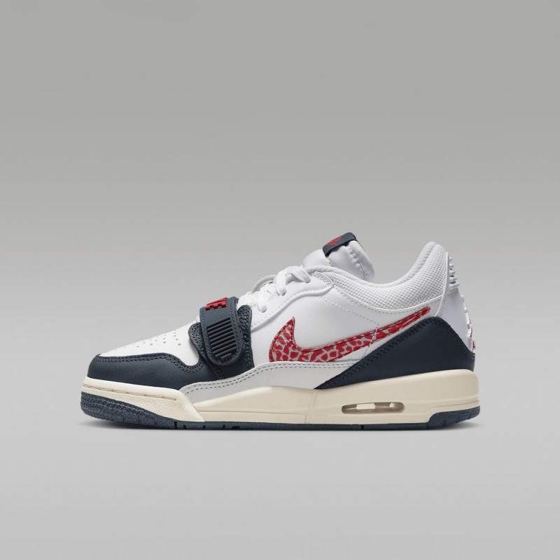 Nike Air Jordan Legacy 312 Low Schoenen Kinderen Wit Blauw Nederland | 297834-NJY