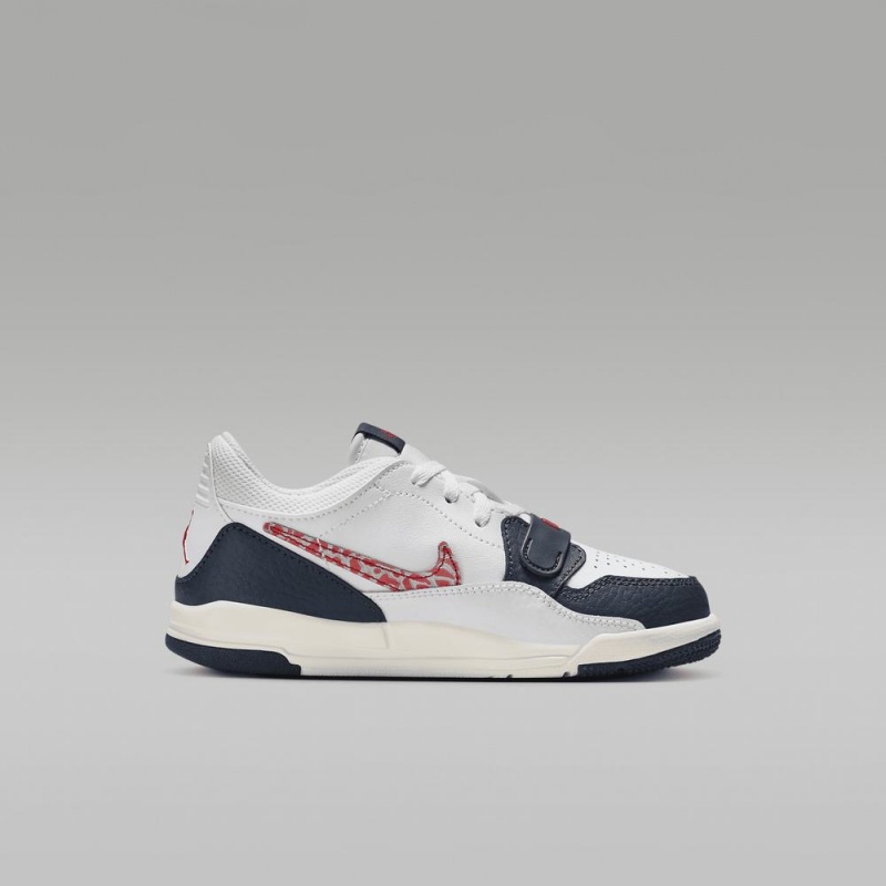 Nike Air Jordan Legacy 312 Low Schoenen Kinderen Donkerblauw Wit Nederland | 841596-JXZ