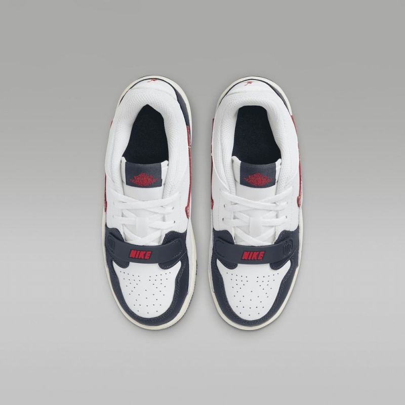 Nike Air Jordan Legacy 312 Low Schoenen Kinderen Donkerblauw Wit Nederland | 841596-JXZ