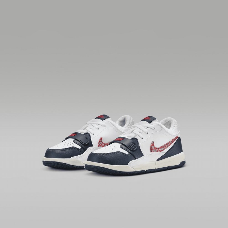Nike Air Jordan Legacy 312 Low Schoenen Kinderen Donkerblauw Wit Nederland | 841596-JXZ