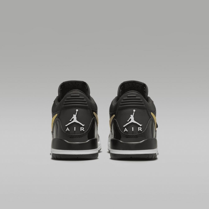Nike Air Jordan Legacy 312 Low Schoenen Kinderen Zwart Wit Metal Goud Nederland | 374159-NLS