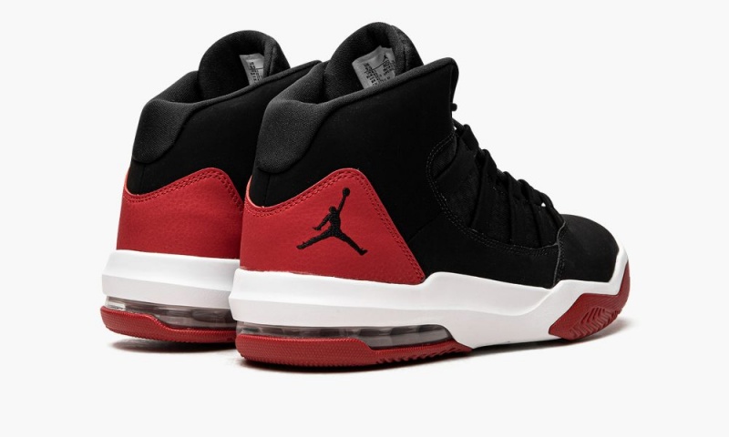 Nike Air Jordan Max Aura Schoenen Heren Zwart Rood Nederland | 524831-PFZ