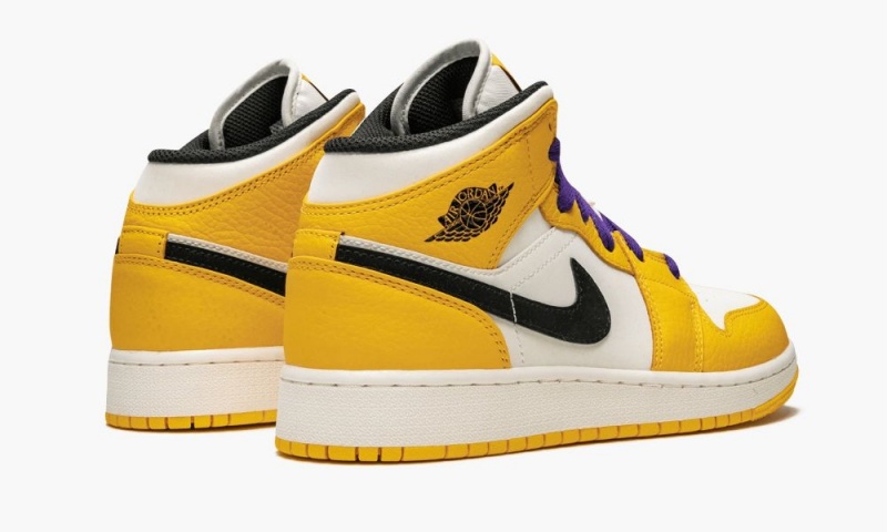 Nike Air Jordan Mid SE (GS) 'Lakers' Schoenen Kinderen Goud Zwart Nederland | 149270-ISG