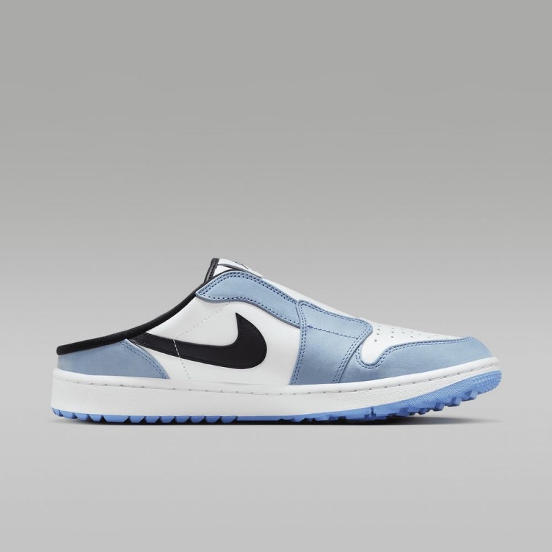 Nike Air Jordan Mule Schoenen Dames Blauw Wit Zwart Nederland | 720695-EWL