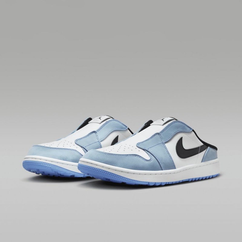 Nike Air Jordan Mule Schoenen Heren Blauw Wit Zwart Nederland | 450218-BAJ