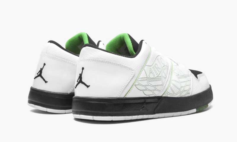 Nike Air Jordan Nu Retro 1 Low (GS) Schoenen Kinderen Wit Groen Zwart Nederland | 273641-AEO