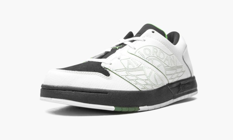Nike Air Jordan Nu Retro 1 Low (GS) Schoenen Kinderen Wit Groen Zwart Nederland | 273641-AEO