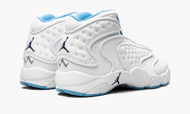 Nike Air Jordan OG 'UNC' Schoenen Dames Wit Donkerblauw Nederland | 489036-BEH