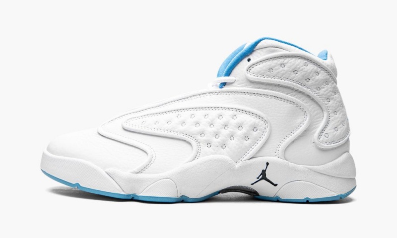 Nike Air Jordan OG \'UNC\' Schoenen Dames Wit Donkerblauw Nederland | 489036-BEH