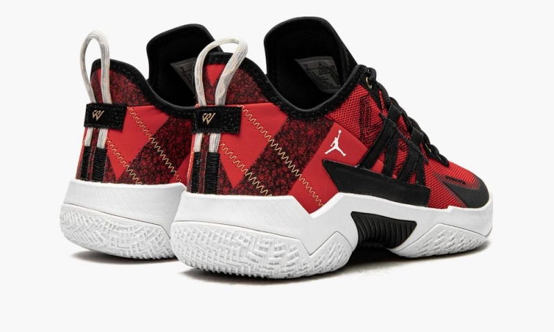 Nike Air Jordan One Take 2 PF 'Bred' Schoenen Heren Rood Metal Goud Zwart Nederland | 432975-ZHL
