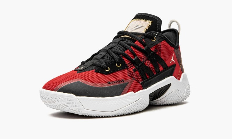 Nike Air Jordan One Take 2 PF 'Bred' Schoenen Heren Rood Metal Goud Zwart Nederland | 432975-ZHL