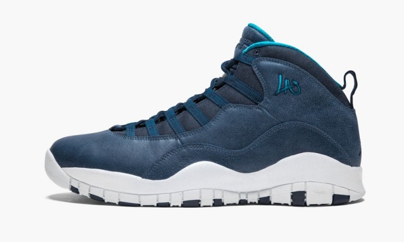 Nike Air Jordan Retro 10 'City Pack - Los Angeles' Schoenen Heren Wit Blauw Nederland | 073628-CPM