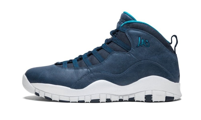 Nike Air Jordan Retro 10 \'City Pack - Los Angeles\' Schoenen Heren Wit Blauw Nederland | 073628-CPM
