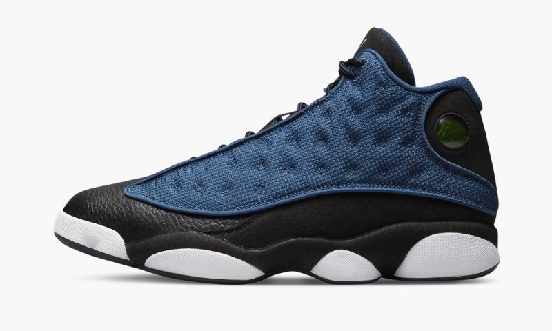 Nike Air Jordan Retro 13 \'Brave Blue\' Schoenen Heren Donkerblauw Zwart Wit Nederland | 457630-XBY