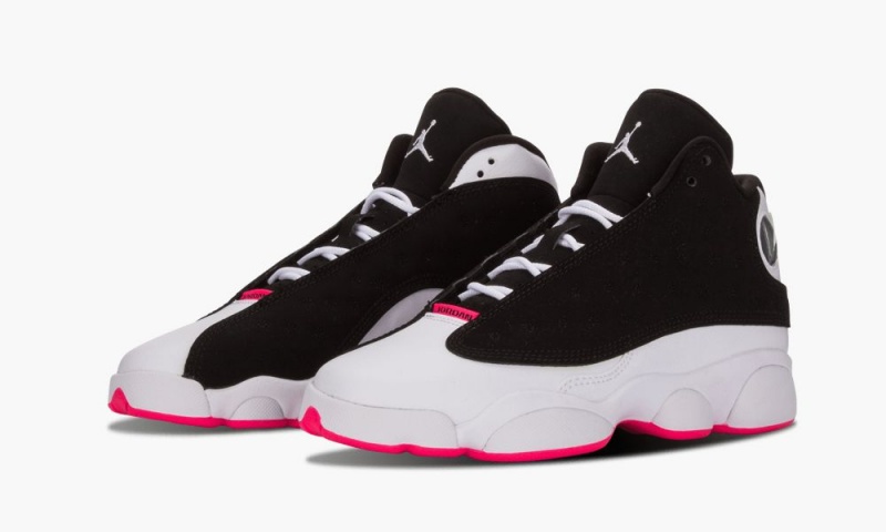 Nike Air Jordan Retro 13 GG 'Hyper Pink' Schoenen Kinderen Zwart Roze Wit Nederland | 504791-XMF