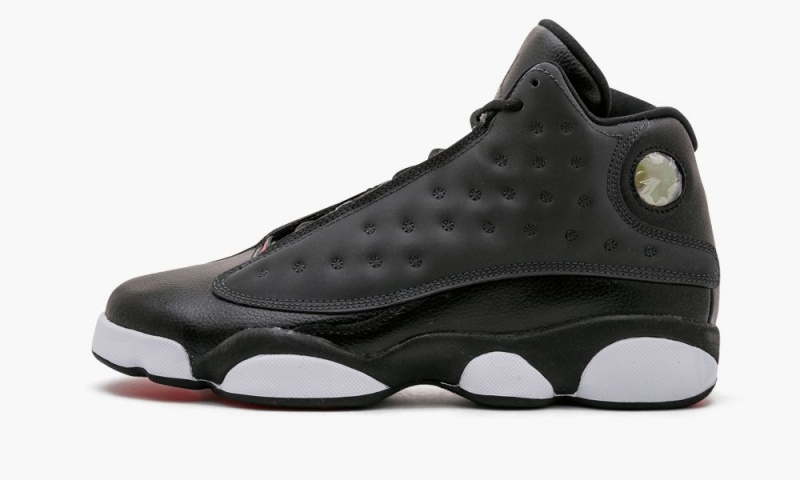 Nike Air Jordan Retro 13 GG Schoenen Kinderen Zwart Donkergrijs Donkergrijs Nederland | 581709-ZJK