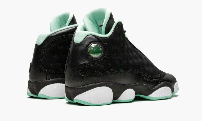 Nike Air Jordan Retro 13 GG Schoenen Kinderen Zwart Metal Goud Mintgroen Nederland | 783405-JXD