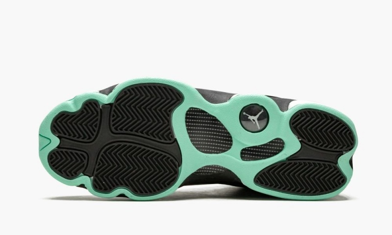 Nike Air Jordan Retro 13 GG Schoenen Kinderen Zwart Metal Goud Mintgroen Nederland | 783405-JXD