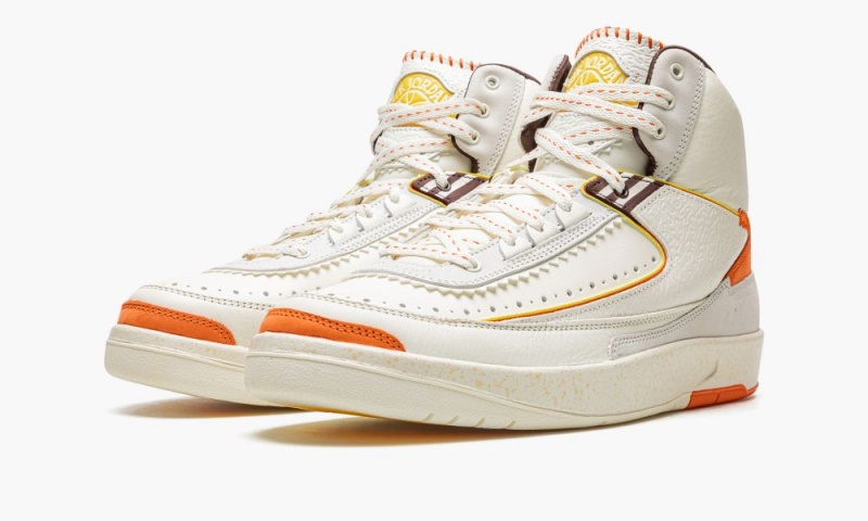 Nike Air Jordan Retro 2 'Maison Chateau Rouge' Schoenen Heren Oranje Nederland | 960847-UXT