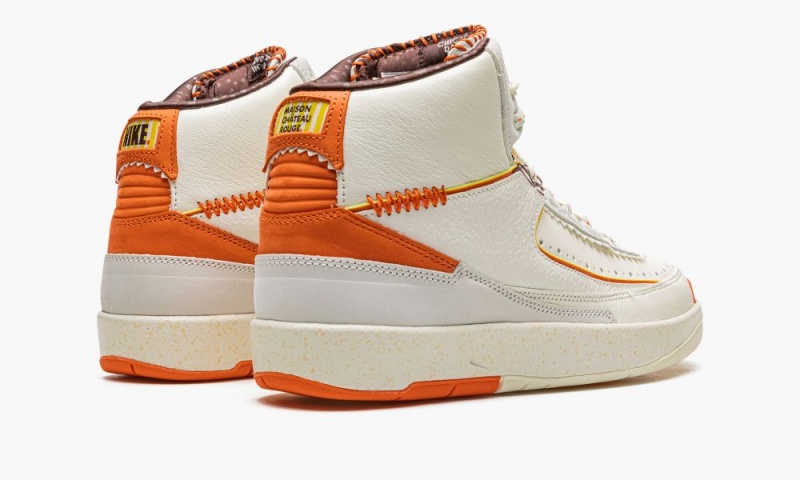 Nike Air Jordan Retro 2 'Maison Chateau Rouge' Schoenen Heren Oranje Nederland | 960847-UXT
