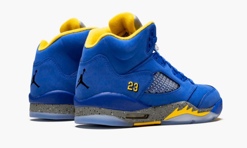 Nike Air Jordan Retro 5 V GS Schoenen Kinderen Koningsblauw Licht Nederland | 681209-QOI