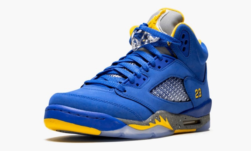 Nike Air Jordan Retro 5 V GS Schoenen Kinderen Koningsblauw Licht Nederland | 681209-QOI