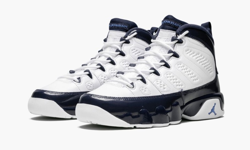 Nike Air Jordan Retro 9 (GS) Schoenen Kinderen Wit Blauw Nederland | 943176-IGY