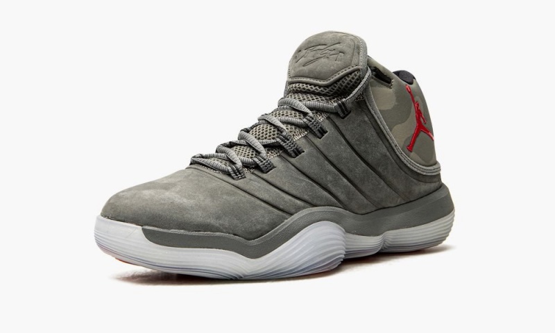 Nike Air Jordan Super.Fly 2017 Schoenen Heren Grijs Rood Nederland | 612407-REA