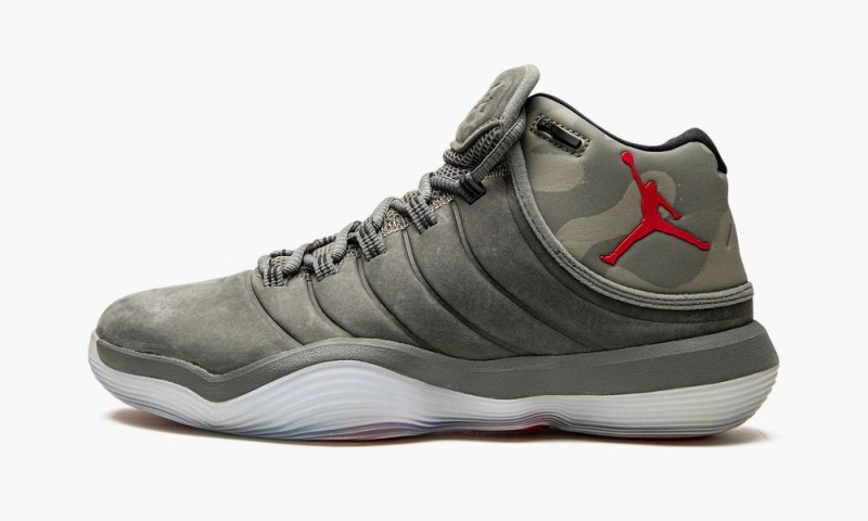 Nike Air Jordan Super.Fly 2017 Schoenen Heren Grijs Rood Nederland | 612407-REA