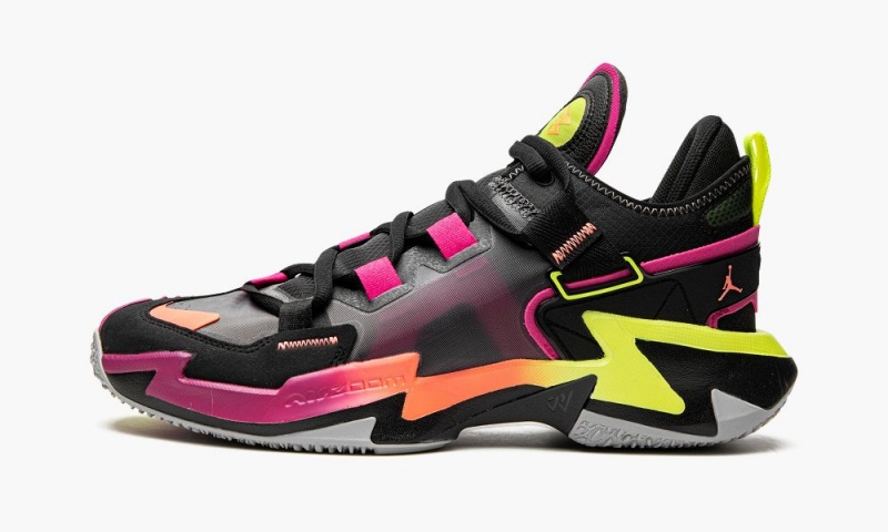 Nike Air Jordan Why Not.5 \'Raging Grace\' Schoenen Heren Zwart Lichtmango Grijs Nederland | 208564-FXL