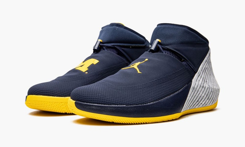 Nike Air Jordan Why Not Zer0.2 'Michigan Wolverines' Schoenen Heren Donkerblauw Wit Nederland | 387069-ESP