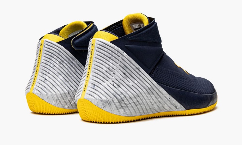 Nike Air Jordan Why Not Zer0.2 'Michigan Wolverines' Schoenen Heren Donkerblauw Wit Nederland | 387069-ESP