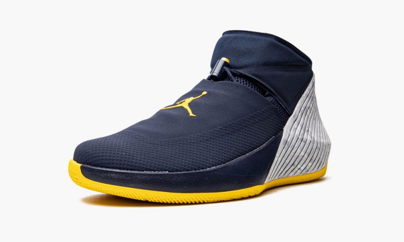Nike Air Jordan Why Not Zer0.2 'Michigan Wolverines' Schoenen Heren Donkerblauw Wit Nederland | 387069-ESP