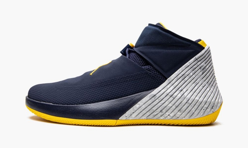 Nike Air Jordan Why Not Zer0.2 \'Michigan Wolverines\' Schoenen Heren Donkerblauw Wit Nederland | 387069-ESP