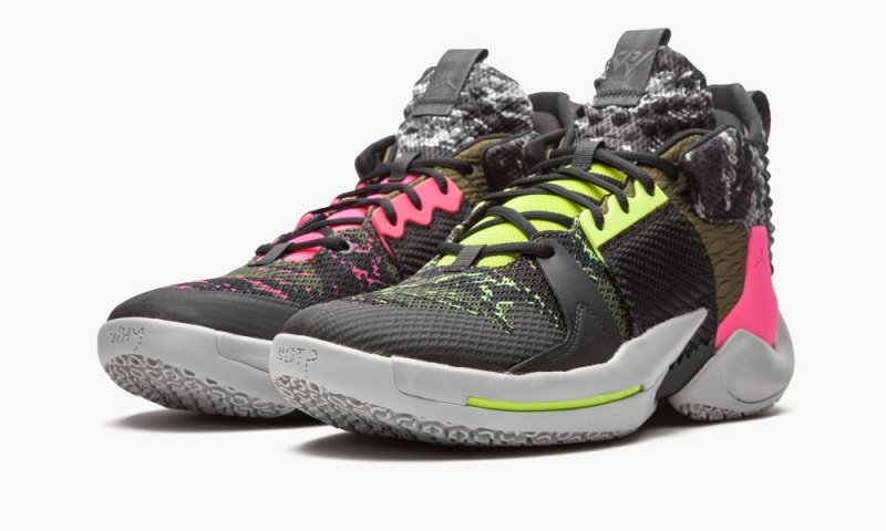 Nike Air Jordan Why Not Zer0.2 Schoenen Heren Lichtgrijs Zwart Nederland | 840376-YLQ
