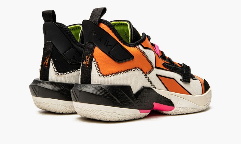 Nike Air Jordan Why Not Zer0.4 PF Schoenen Heren Wit Zwart Oranje Nederland | 630584-LBO