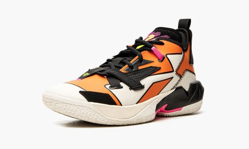 Nike Air Jordan Why Not Zer0.4 PF Schoenen Heren Wit Zwart Oranje Nederland | 630584-LBO