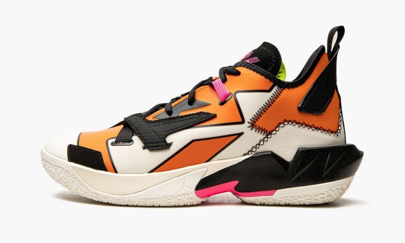 Nike Air Jordan Why Not Zer0.4 PF Schoenen Heren Wit Zwart Oranje Nederland | 630584-LBO
